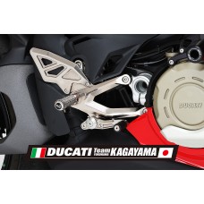 AELLA Riding Step Kit (Rearsets) TEAM KAGAYAMA SP EDITION for the Ducati Panigale V4 (2025+)